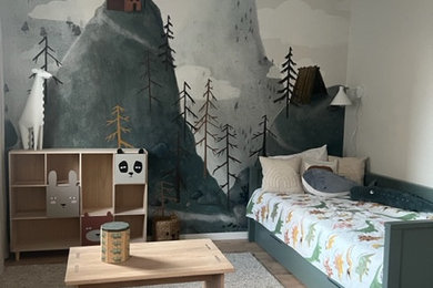 ストックホルムにある北欧スタイルのおしゃれな子供部屋の写真