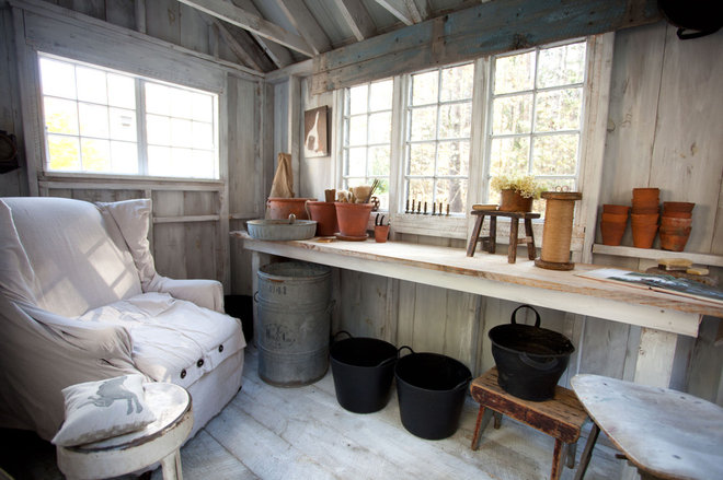Farmhouse Shed by Theresa Fine