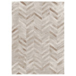 Exquisite Rugs - Natural Hide Cowhide Beige Area Rug, 5'x8' - Our natural hide collection brings a sense of warmth and comfort with a modern flair to any room. Each rug is meticulously handcrafted from premium hair-on cowhide. Make a statement with clean lines and rich texture.