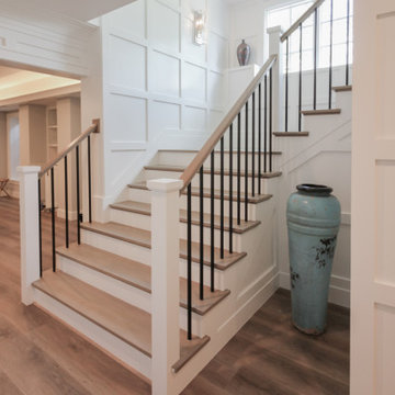 87_Welcoming and Functional Contemporary U-shaped Staircase, Arlington, VA 22207