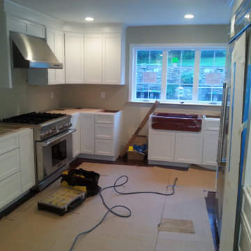 Stacy M Custom Kitchen Flooring + Bump out