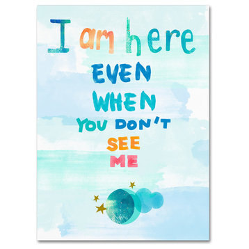 Lisa Powell Braun 'I Am Here' Canvas Art, 14x19