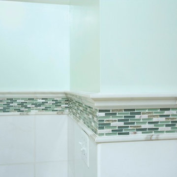 Artic White Bathroom Has Cool, Modern Feel