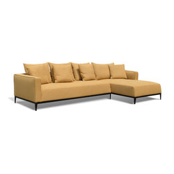 California Sectional - Mustard Camira Wool (Special Order) - Sectional Sofas