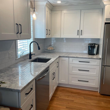 Small bathroom and kitchen in Watertown, MA