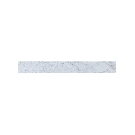 32" Backsplash, Carrara White