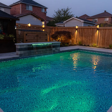 Modern Backyard Pool & Outdoor Living Retreat