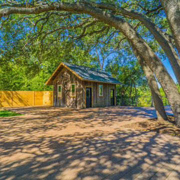 The Grove Round Rock Deck (TimberTech)