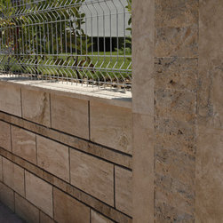 Travertine Split Face - Outdoor Decor