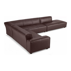 Crawford Leather Sectional by Interior Define - Sectional Sofas