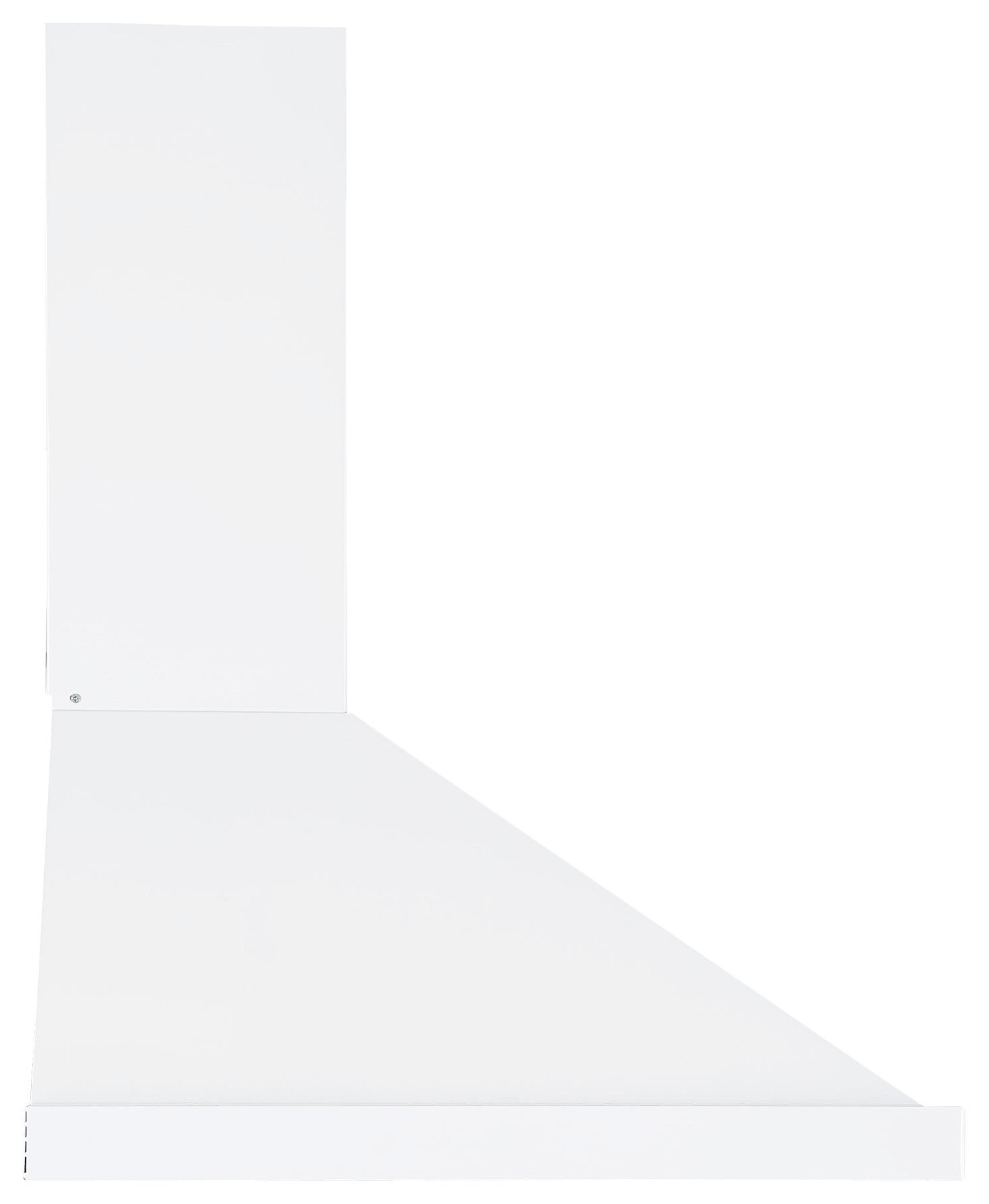 Ancona 24" 280 CFM Convertible Wall Pyramid Range Hood, White