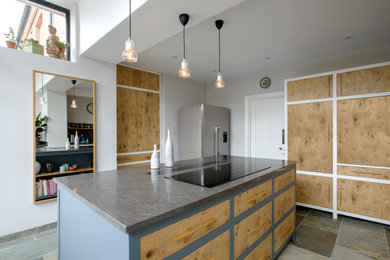 Trendy kitchen photo in Sussex