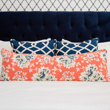navy and coral color scheme