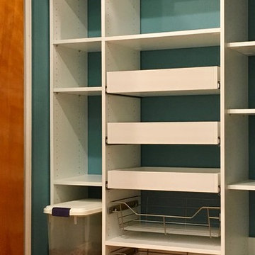 Reach-in White Pantry