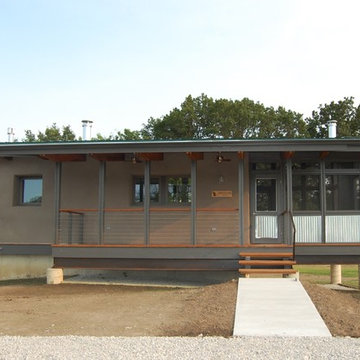 Modern Straw Bale Cabin