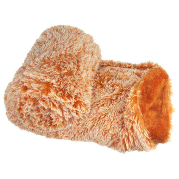 Woolly Mammoth Throw Blanket, Burnt Orange