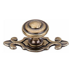 Canterbury Knob 1 1/4" w/Backplate - German Bronze