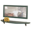 Mirror Shelf Bayberry Green Pine 43 3/4" |