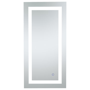 Helios 18In X 36In Hardwired Led Mirror With Touch Sensor And Color Changing