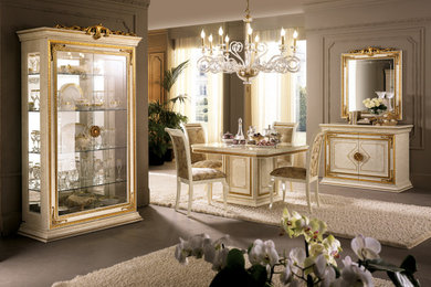 Inspiration for a timeless dining room remodel in Other