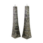 Large Pyramid Torches, Set of 2 - Contemporary - Outdoor Torches - by