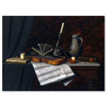 William Michael Harnett 'Still Life With The Toledo Blade' Canvas Art, 32 x 24