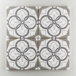 Handpainted: The Mediterranean Collection, Jerez in Neutral - Wall & Floor Tiles
