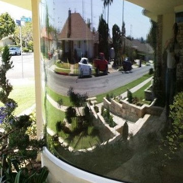 Curved Floor-To-Ceiling Projected Panoramic Window