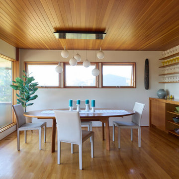 Caron & Brian's Mid-Century Kitchen, Dining & Living Room