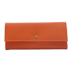 Brighton Leather Jewelry Roll in Orange - Jewelry Boxes And Organizers
