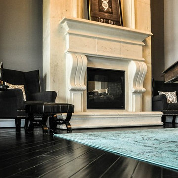 Imperial, Raised Hearth, Wall Treatment