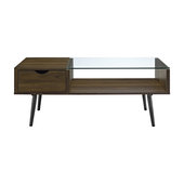 THE 15 BEST Glass-Top Coffee Tables with Drawers for 2022 | Houzz