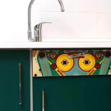 Pinball infused bachelor pad