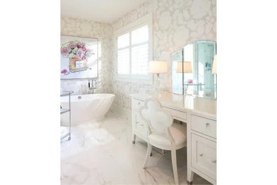 Elegant bathroom photo in Other