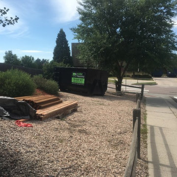 Dumpster Rental for Wood Fence Demo