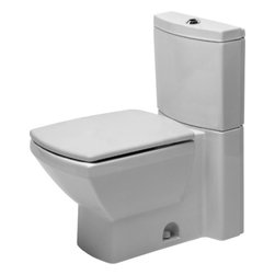 Caro Series White Two-piece Toilet By Duravit - Toilets