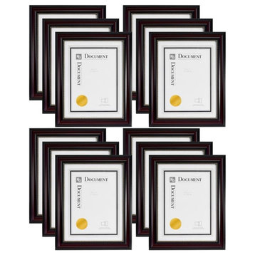 kieragrace KG Traditional  Lucy Document Frame  12-Pack Brown Plastic