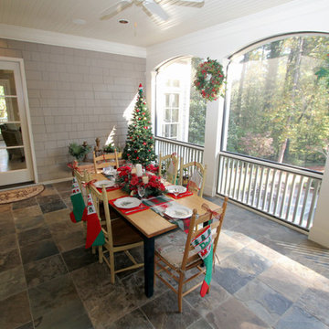 A Seasonal Porch- Christmas