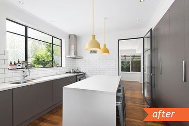 Photo of an industrial kitchen in Melbourne.