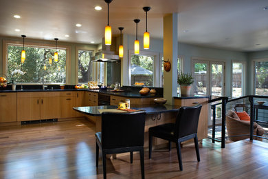 Example of a trendy kitchen design in San Francisco