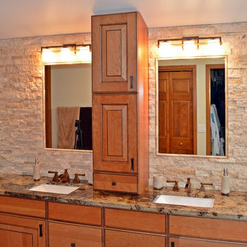Rustic Designer Bathroom in Golden