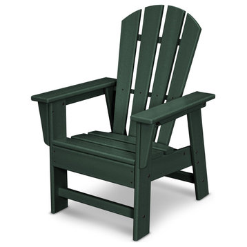 Polywood Kids Casual Chair, Green