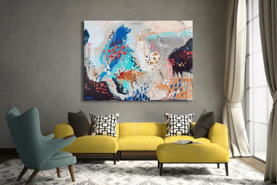 Home design - contemporary home design idea in Richmond