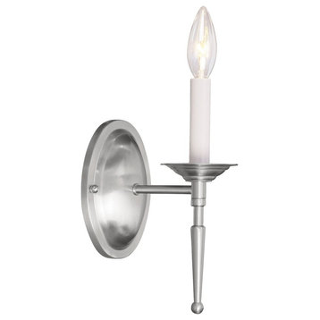 Livex Lighting 5121-91 Williamsburgh - 1 Light Wall Sconce in Williamsburgh Styl