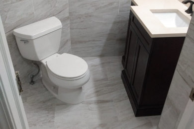 Flooring and bathroom remodel