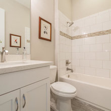guest bath, back door