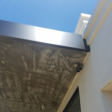 Anodized Aluminum .050 LA Extra Dark Bronze. Custom Home, Glendale CA. (Phase 1)