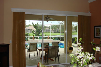 Example of a beach style living room design in Orlando