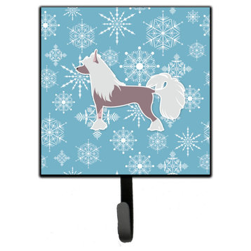 Winter Snowflake Chinese Crested Leash Or Key Holder Bb3543Sh4