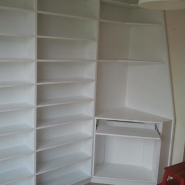 Book case/ computer station. Lucan